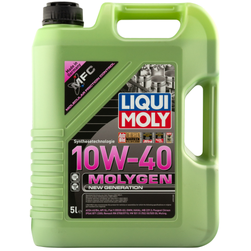 НС-синтетическое моторное масло Molygen New Generation 10W-40 - 5 л